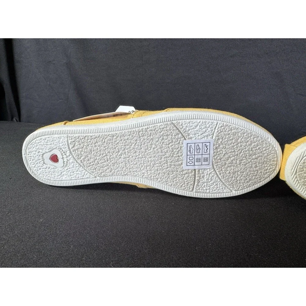 Bobs from Skechers Plush-Peace & Love / Womens 6 M/Memory Foam/ Yellow NIB - Picture 5 of 7